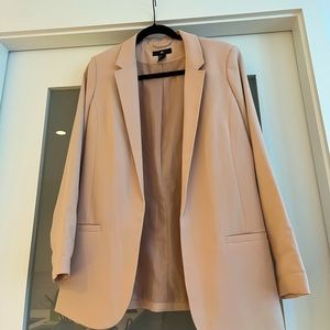 Light pink structured blazer